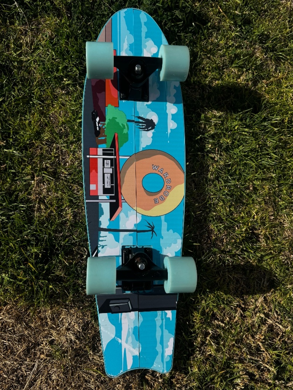 Donut Skateboard - Wardrobe Galaxy - Cruiser Complete Penny Skateboards - Smooth